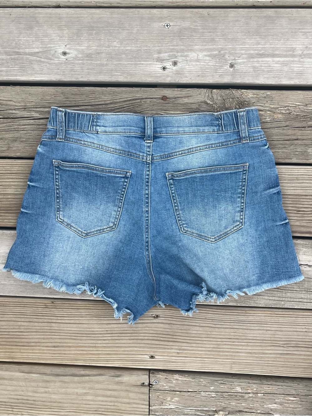 Rewash Cutoff Distressed Denim Jean Shorts Light Blue Size 29 - Picture 6 of 9